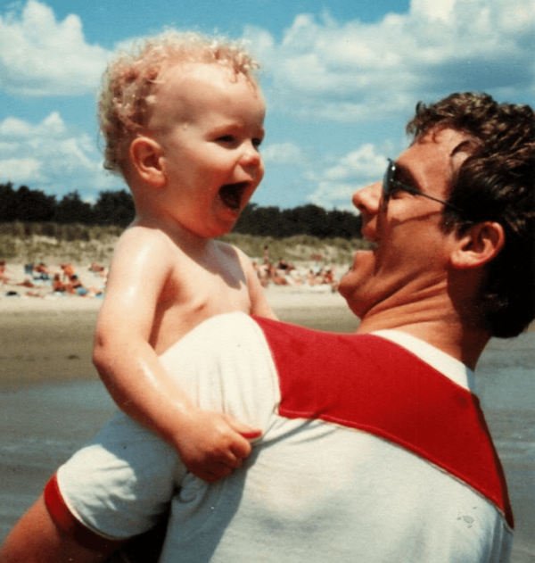 Dr Schuyler and dad as a little boy